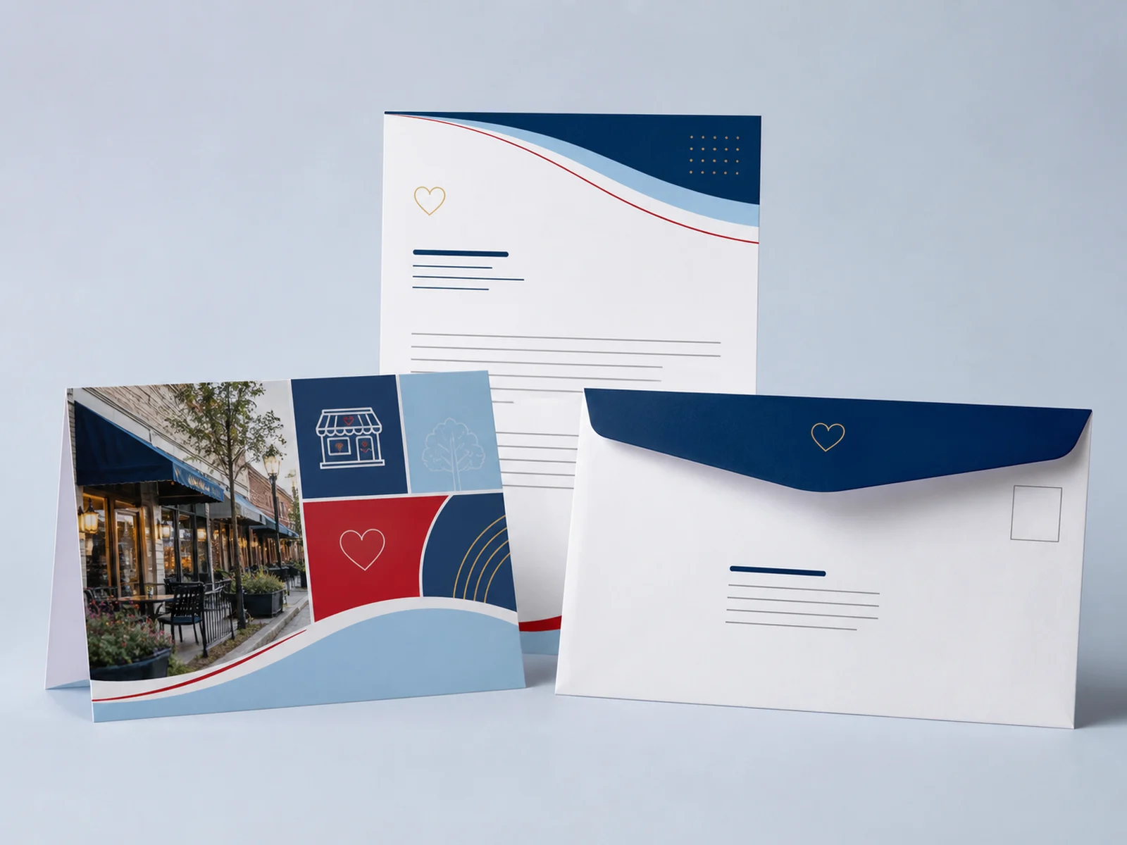 Addressed mail pieces sorted into trays for USPS